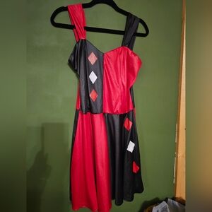 Harley Quinn Womens Dress Halloween Costume